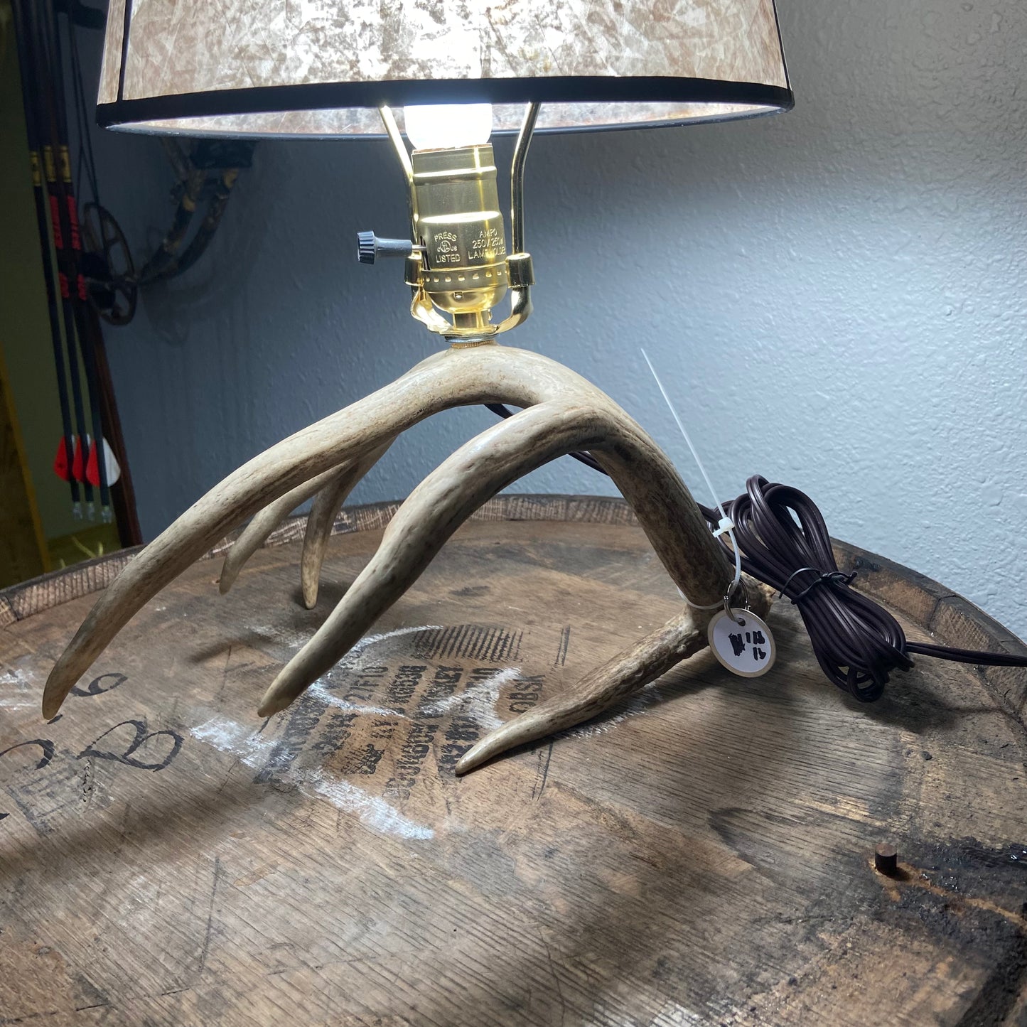 Real Antler Lamp