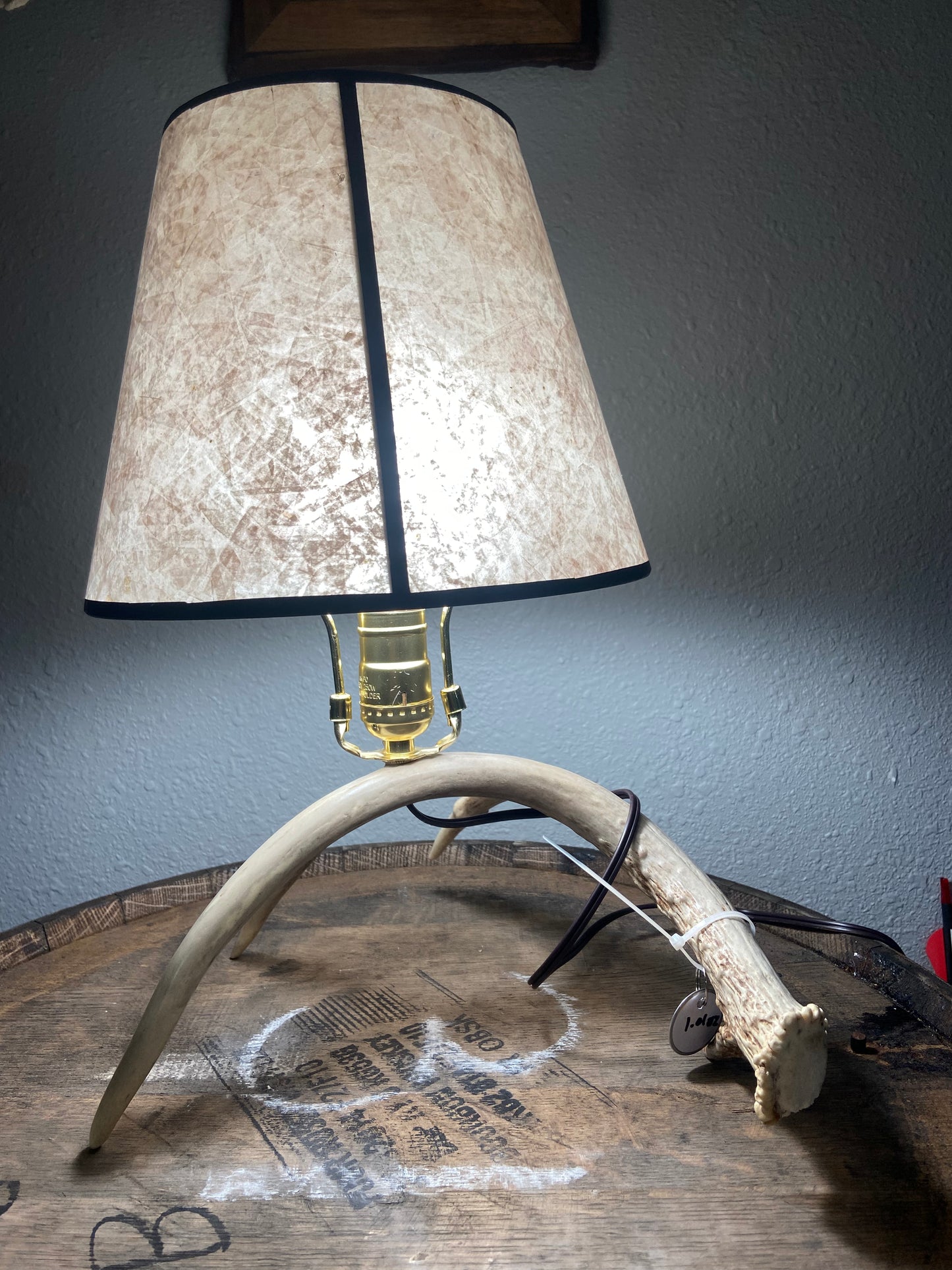 Real Antler Lamp