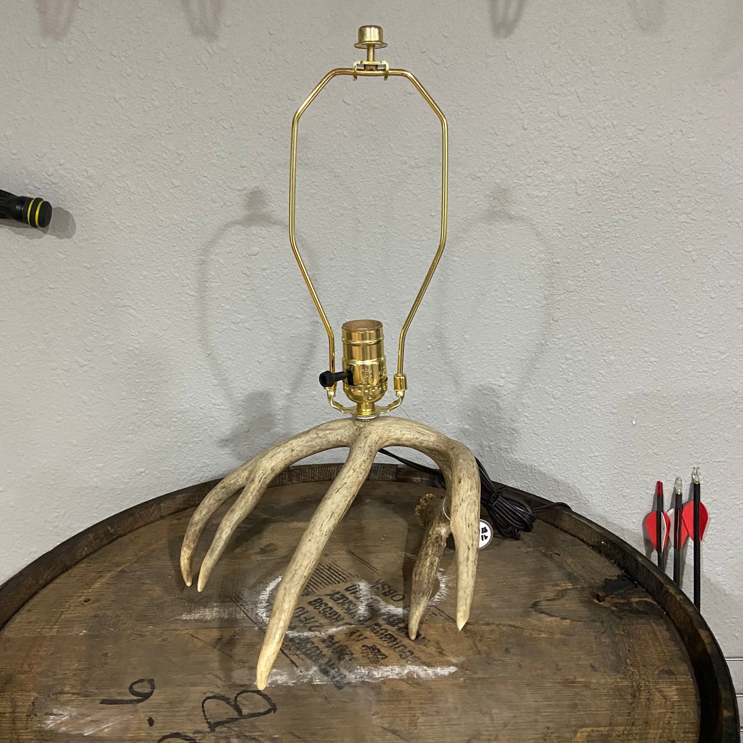 Real Antler Lamp